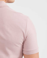 Mens Classic Fit Cotton Polo Shirt - Pink 63_602G000_ROS161806_7