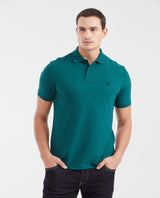Mens Classic Fit Cotton Polo Shirt - Green 63_602G000_VER195232_3