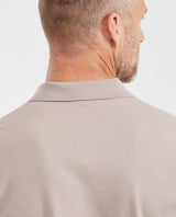 Mens Slim Fit Cotton Blend Polo Shirt - Gray 63_602G001_GRI171210_7