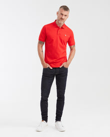 Men's Classic Fit Polo Shirt - Red - 2
