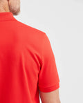 Mens Slim Fit Cotton Blend Polo Shirt - Red 63_602G001_ROJ181663_6