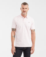 Mens Slim Fit Cotton Blend Polo Shirt - Pink 63_602G001_ROS131904_0