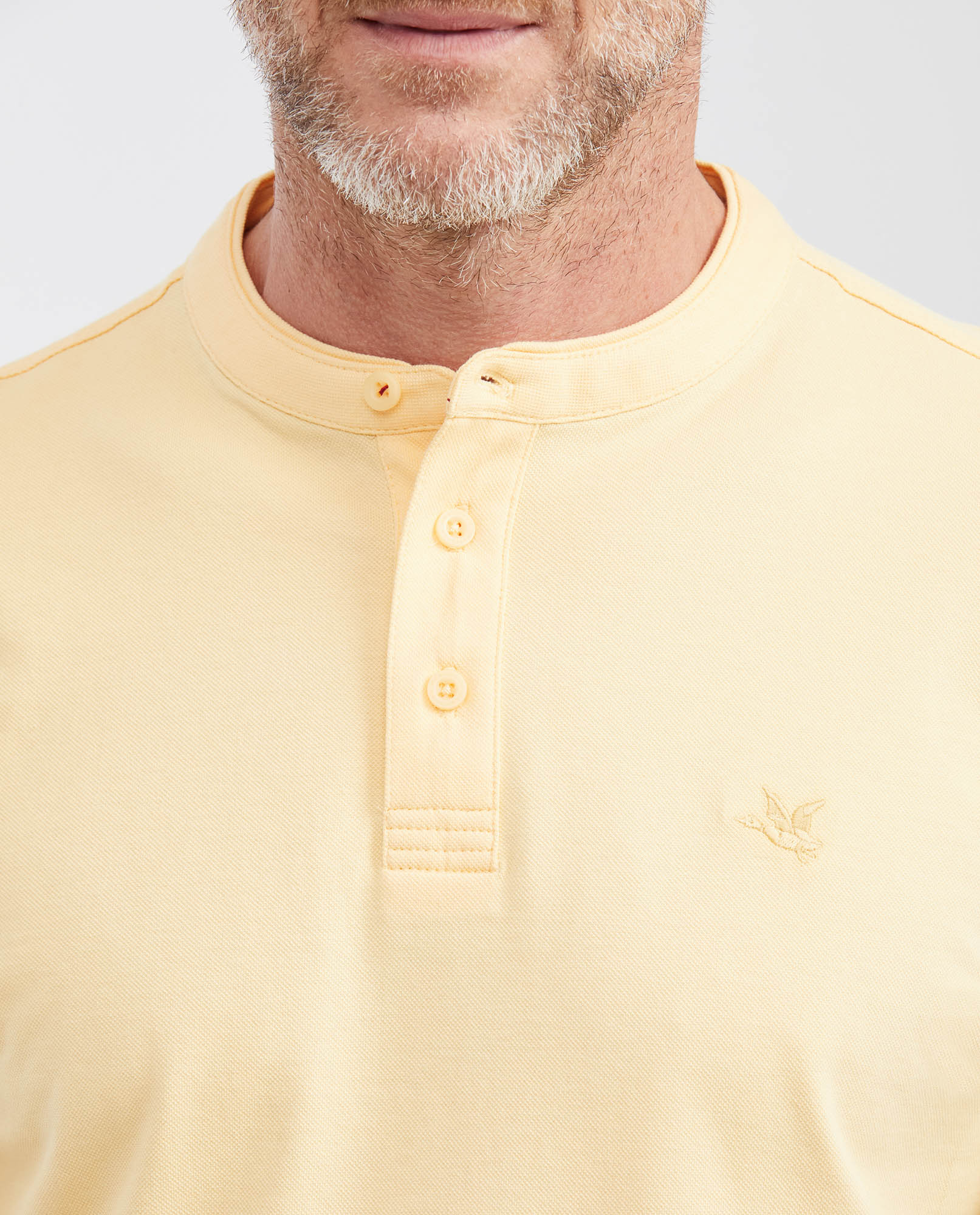 Men's Slim Fit Mandarin Collar Polo Shirt 602G002 - 3