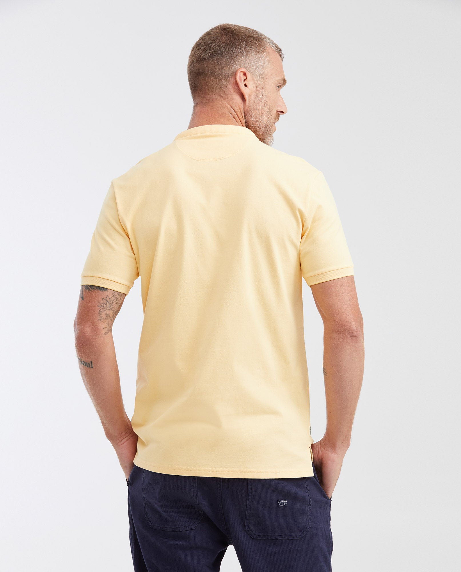 Men's Slim Fit Mandarin Collar Polo Shirt 602G002 - 5