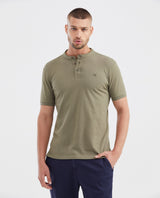 Men's Slim Fit Mandarin Collar Polo Shirt 602G002 - 1