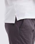 Slim Fit Polo Shirt with Embroidered Applique for Men - White 602G014 - 4