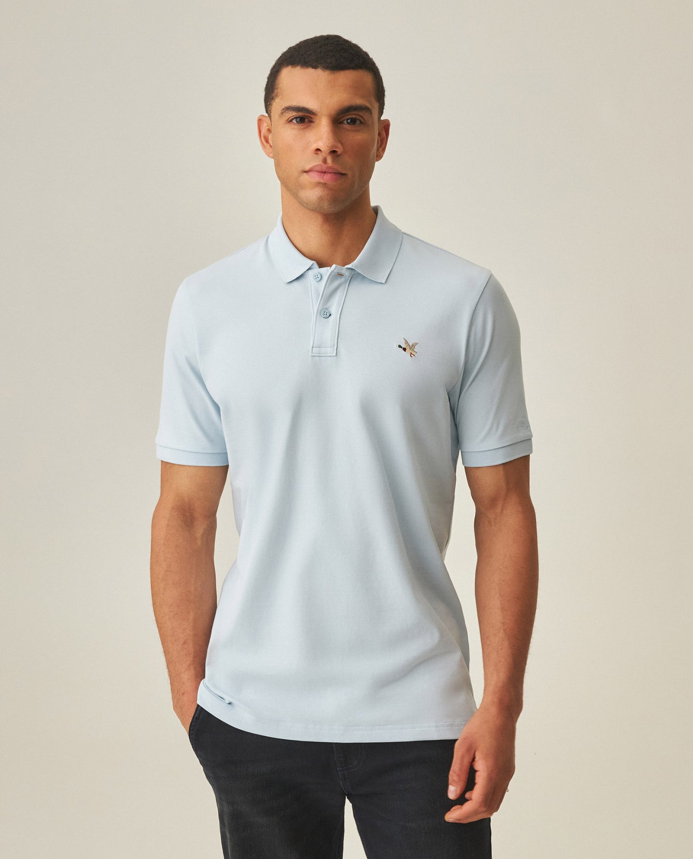 Men´s Slim Polo Shirt - Blue 63_602H001_AZU134308_3