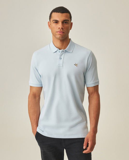 Men´s Slim Polo Shirt - Blue 63_602H001_AZU134308_3