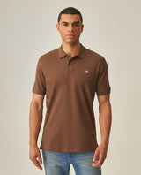 Men´s Slim Polo Shirt - Brown 63_602H001_CAF190916_0