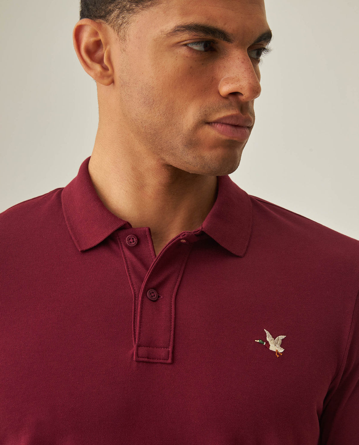 Men´s Slim Polo Shirt - Red 63_602H001_ROJ191522_5