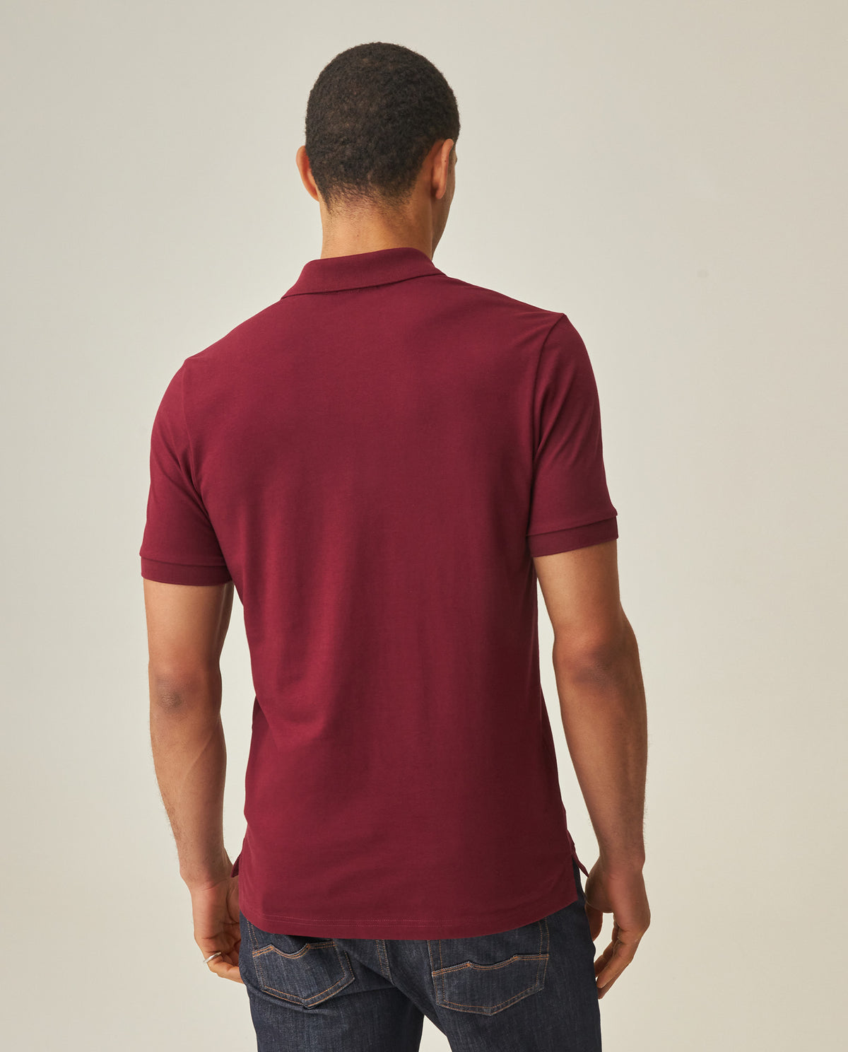 Men´s Slim Polo Shirt - Red 63_602H001_ROJ191522_6