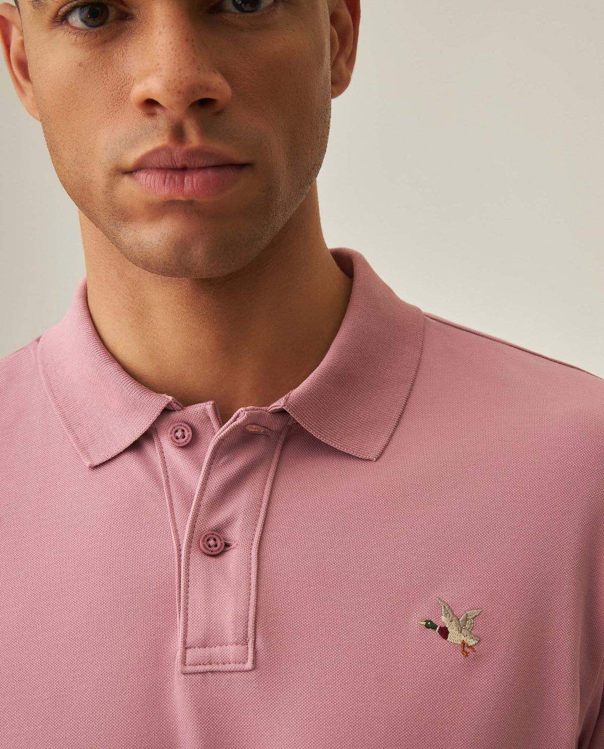 Men´s Slim Polo Shirt - Pink 63_602H001_ROS161708_5