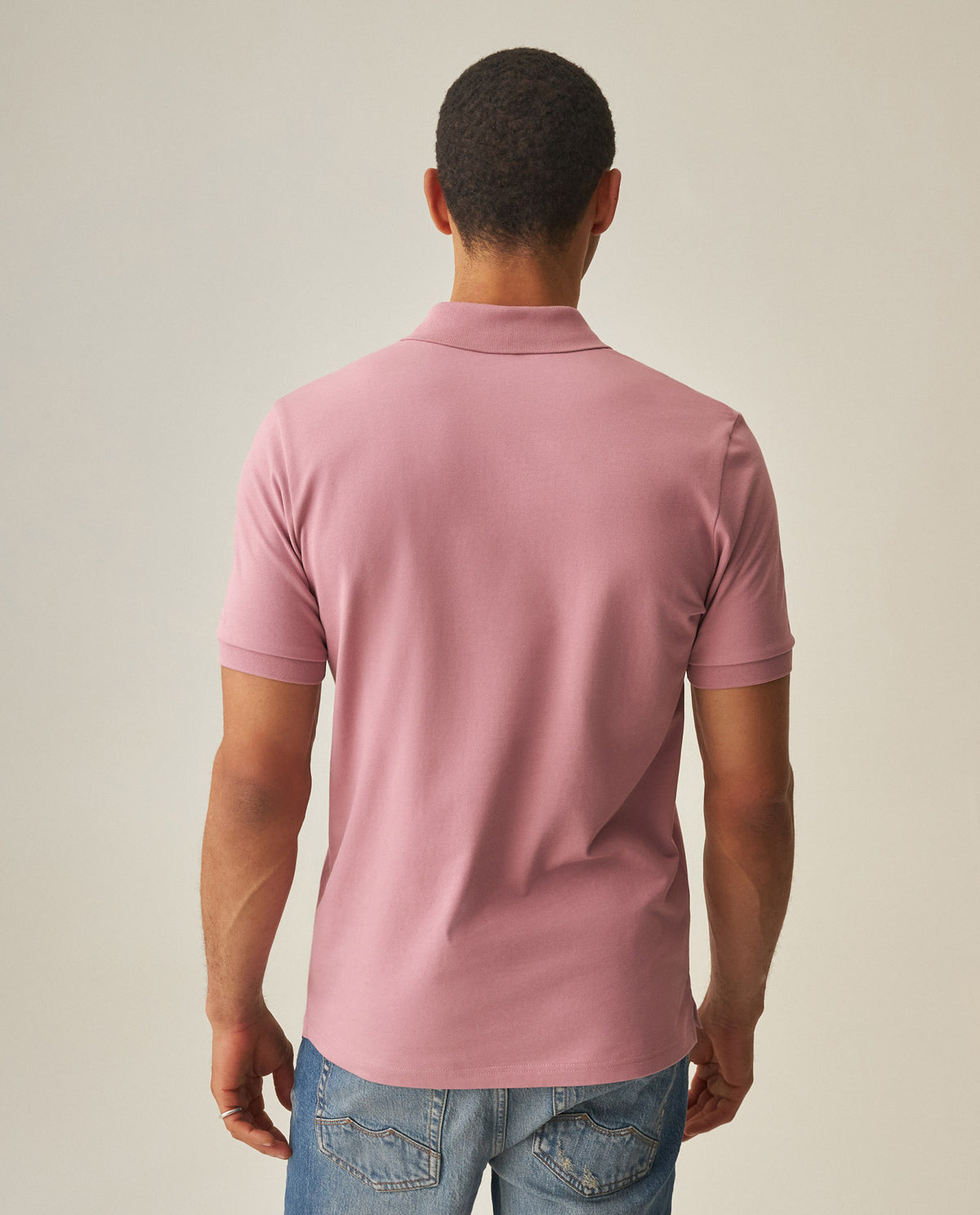 Men´s Slim Polo Shirt - Pink 63_602H001_ROS161708_6