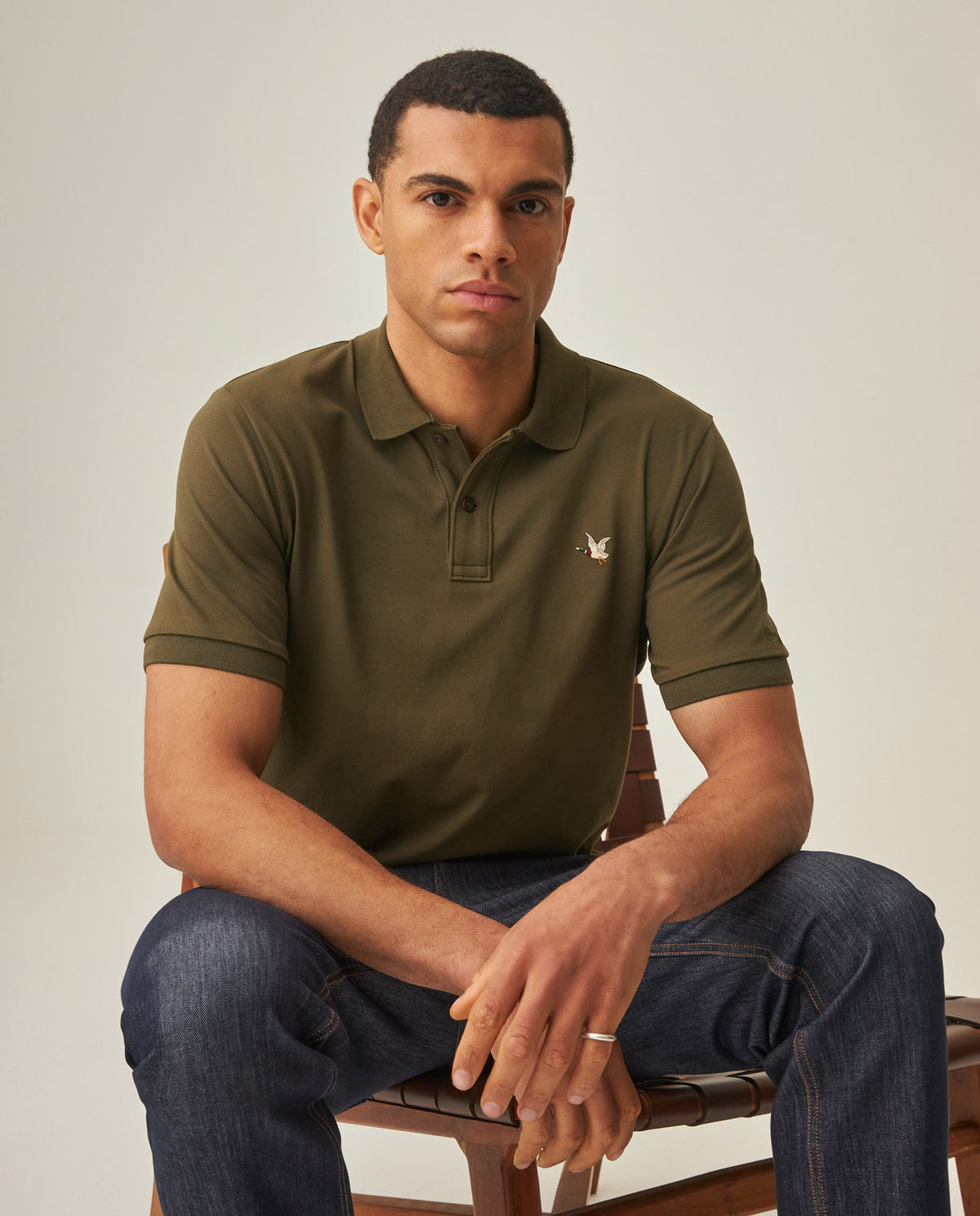 Men´s Slim Polo Shirt - Green 63_602H001_VER190515_3