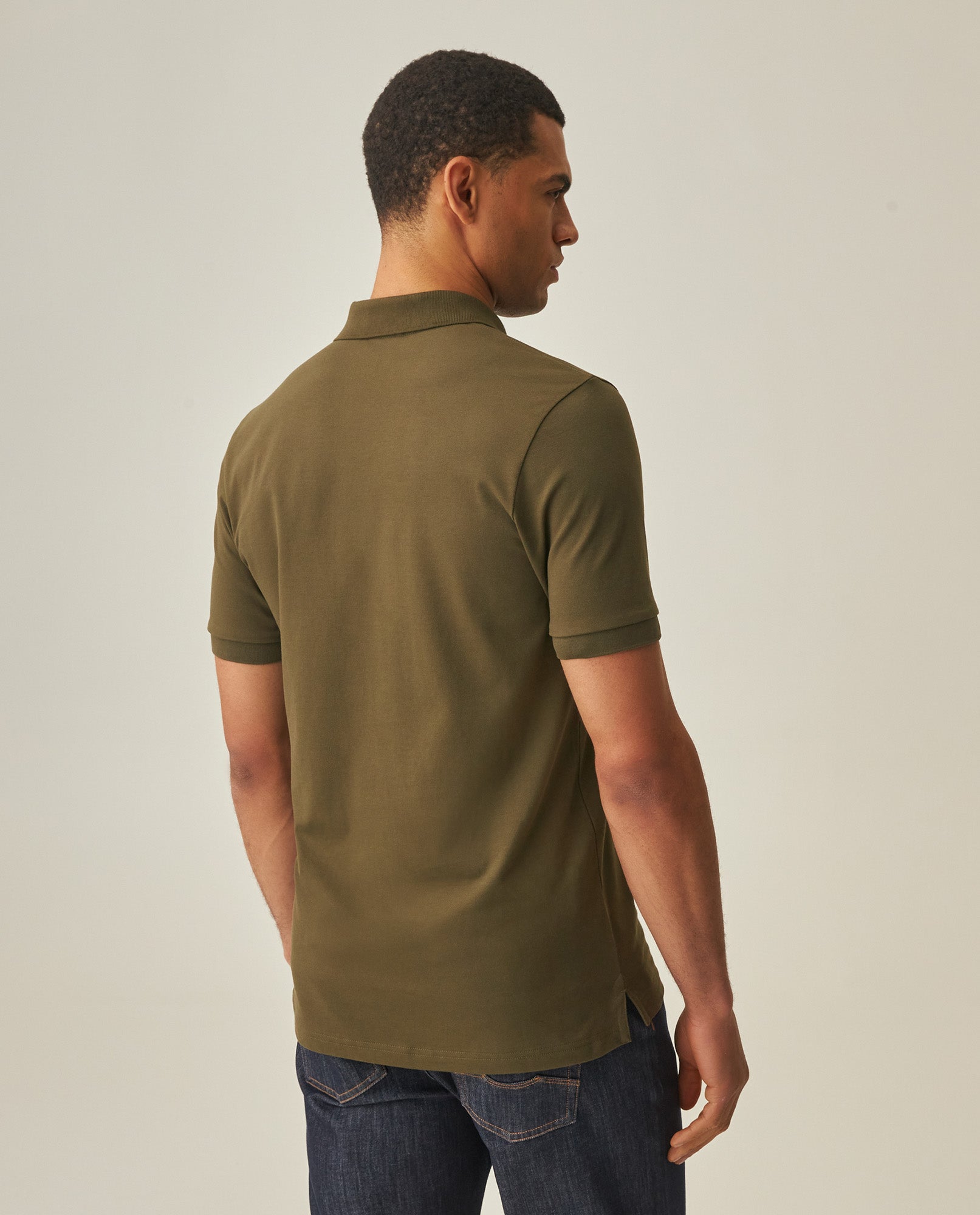 Men´s Slim Polo Shirt - Green 63_602H001_VER190515_6