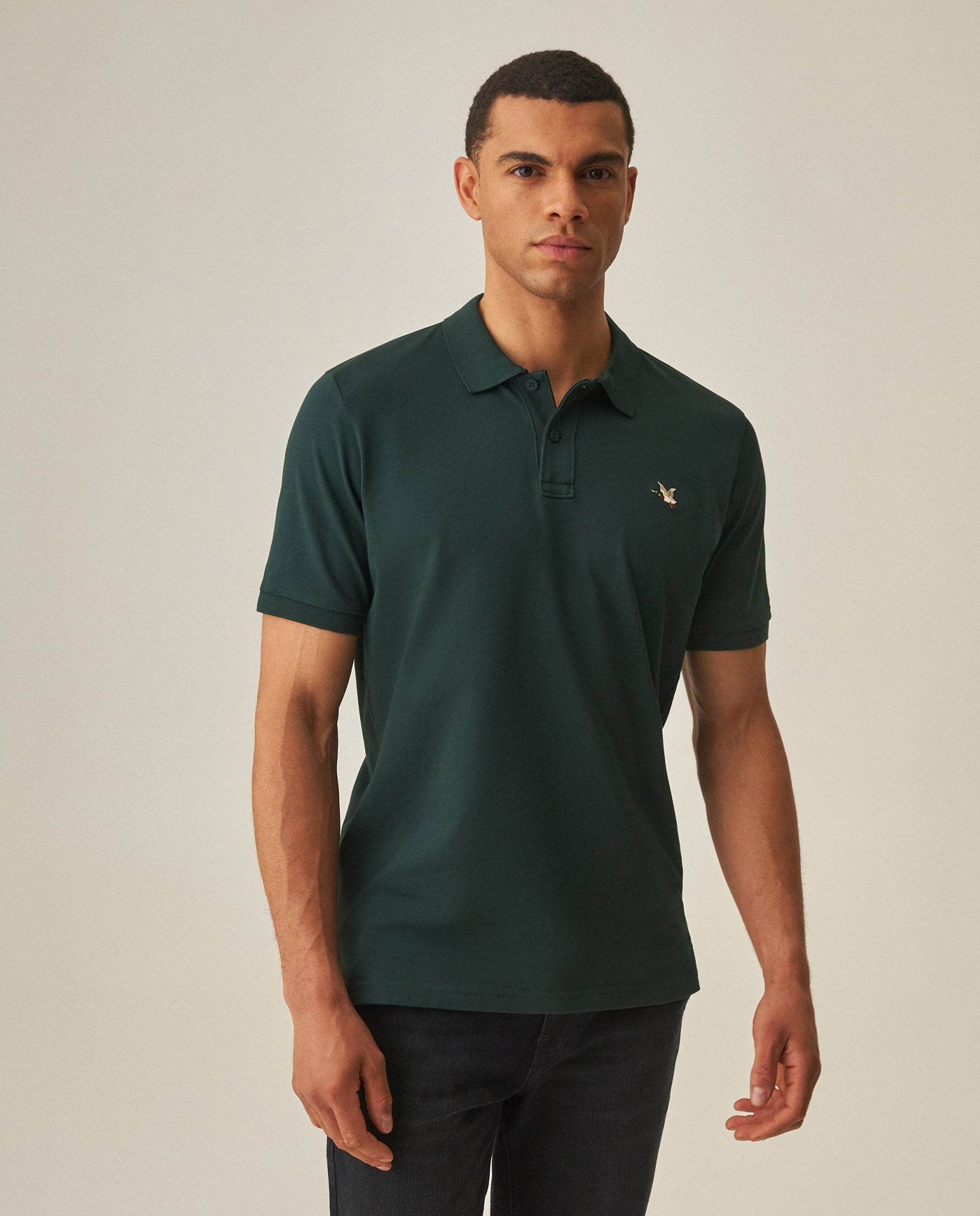 Men´s Slim Polo Shirt - Green 63_602H001_VER195350_0