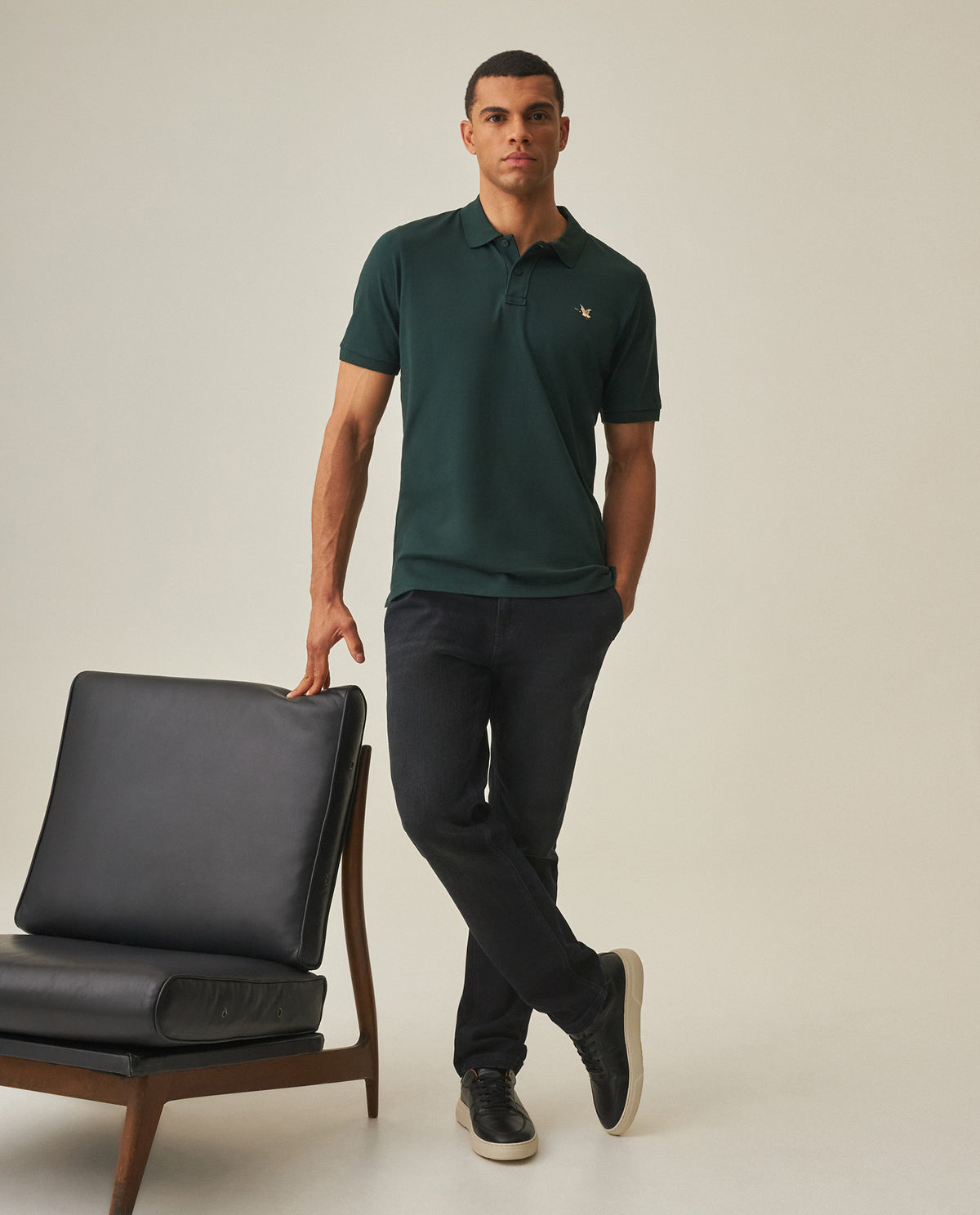 Men´s Slim Polo Shirt - Green 63_602H001_VER195350_3