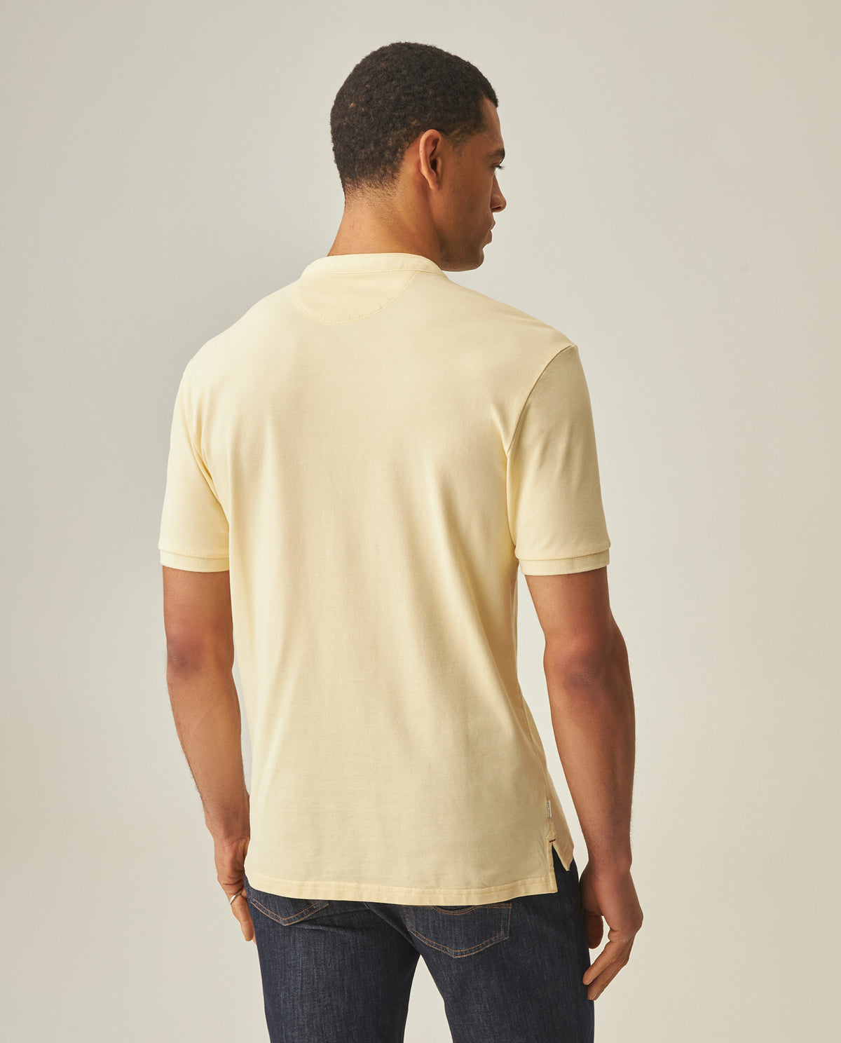 Men´s Slim Polo Shirt - Yellow 63_602H002_AMA120815_6