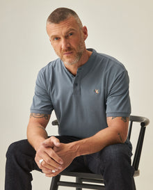Men´s Slim Polo Shirt - Blue 63_602H002_AZU184214_3
