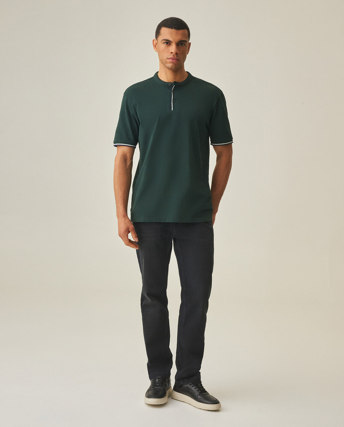 Men´s Slim Polo Shirt - Green 63_602H003_VER195350_3
