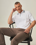 Men´s Regular Polo Shirt - White 63_602H004_BLA110601_0