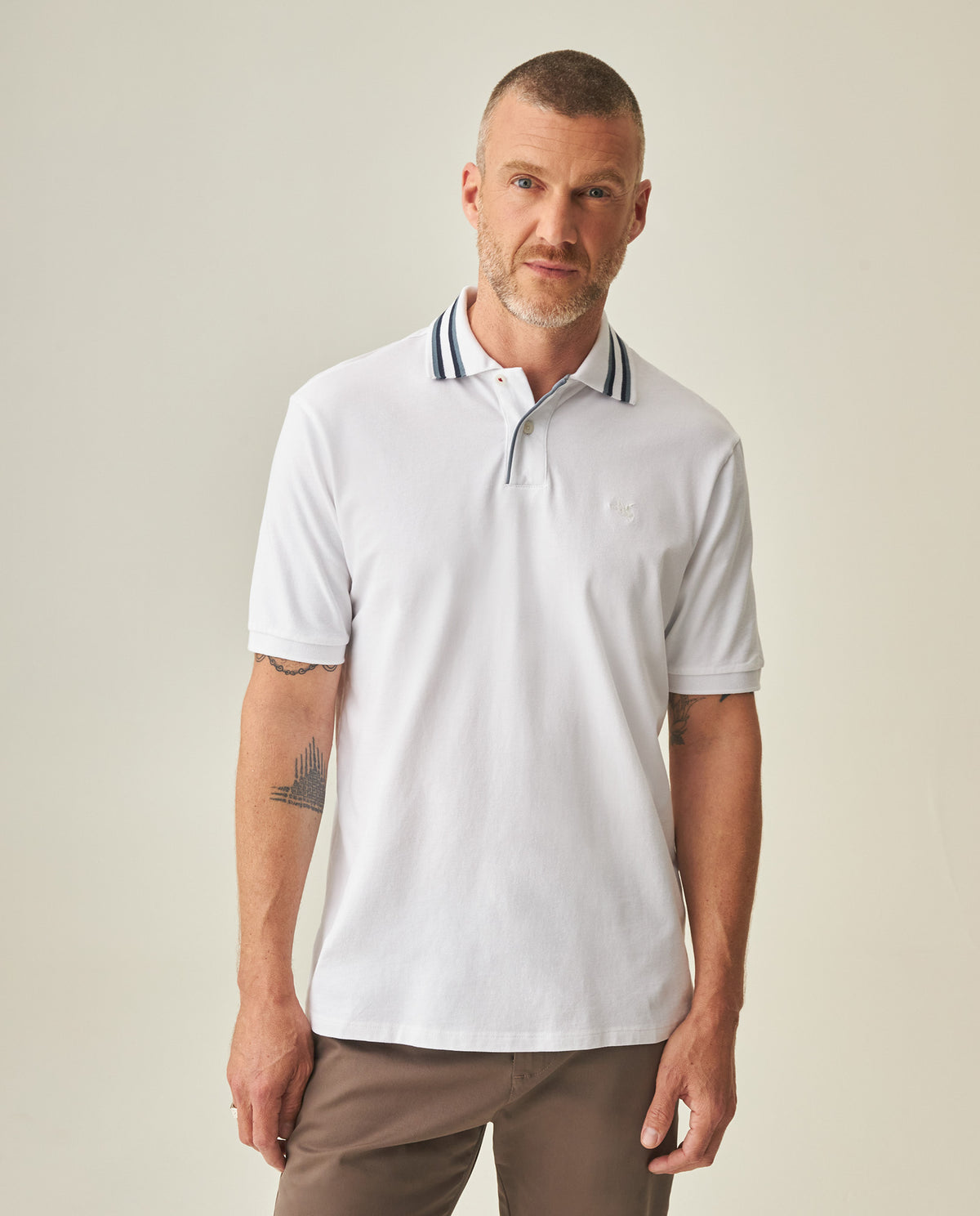 Men´s Regular Polo Shirt - White 63_602H004_BLA110601_3