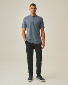 Men's Slim Fit Polo Shirt - Blue 63_602H007_AZU184214_3