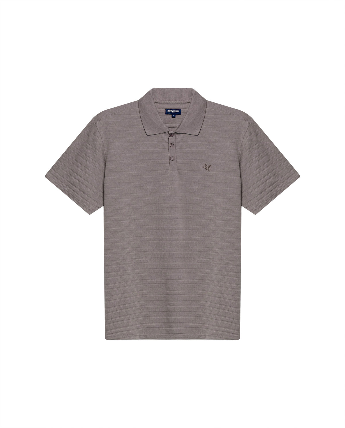 Men's Slim Fit Polo Shirt - Gray 63_602H007_GRI181210_4