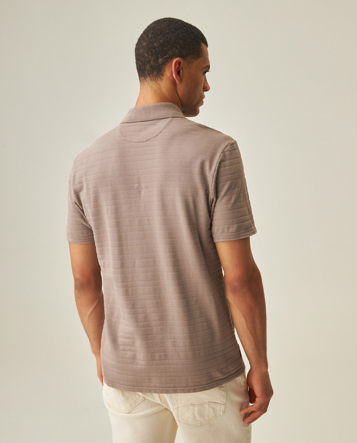 Men's Slim Fit Polo Shirt - Gray 63_602H007_GRI181210_6