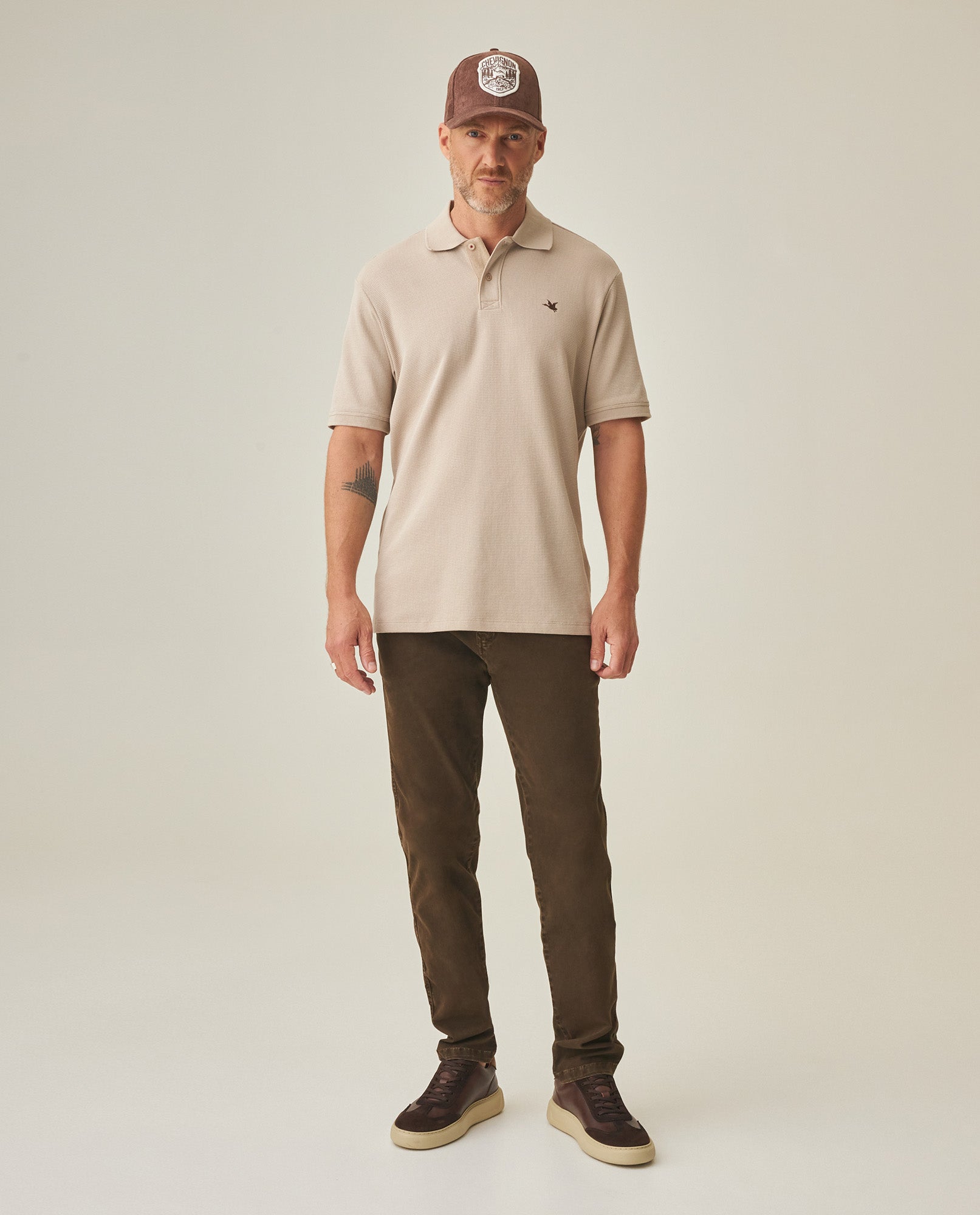 Men´s Regular Polo Shirt - Beige 63_602H009_BEI161010_0