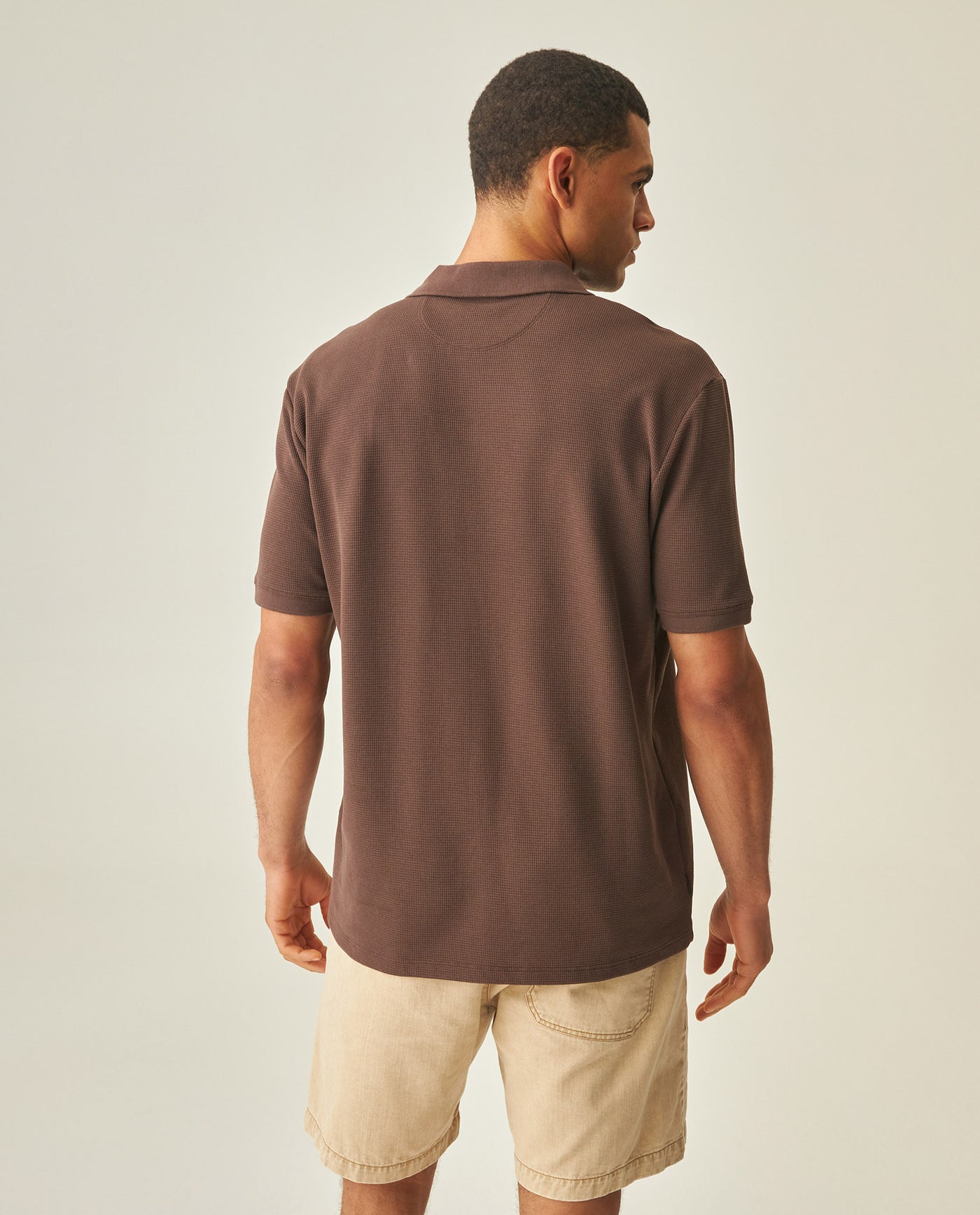 Men´s Regular Polo Shirt - Brown 63_602H009_CAF190916_6
