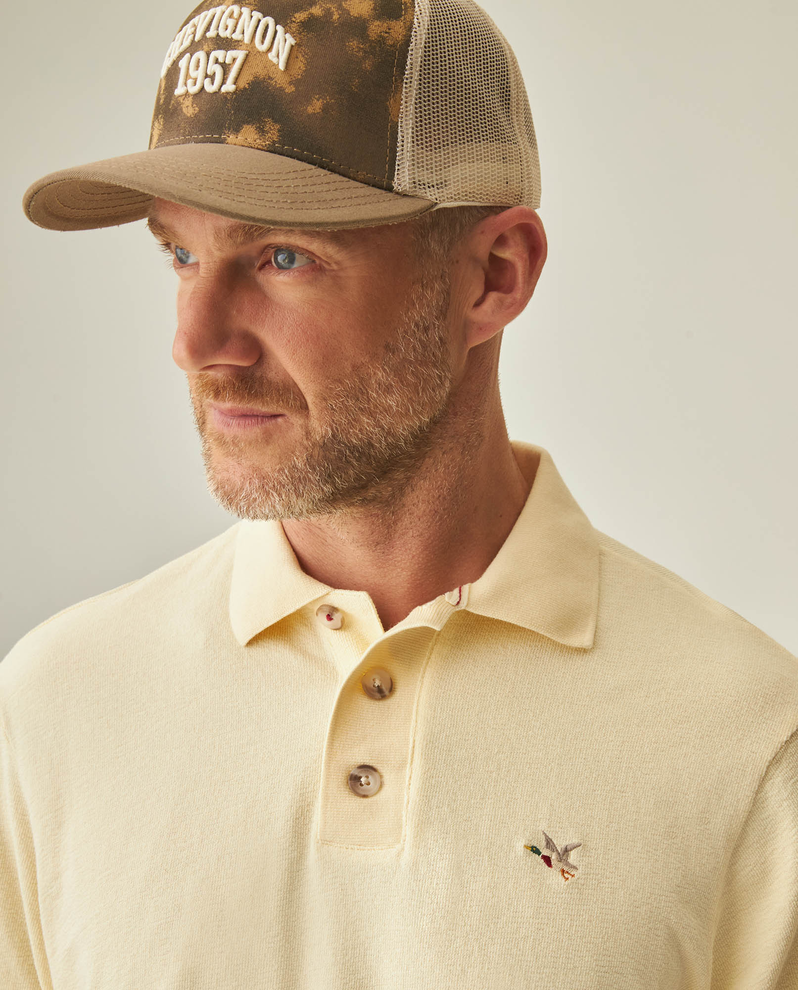Men´s Regular Polo Shirt - Yellow 63_602H010_AMA120815_0
