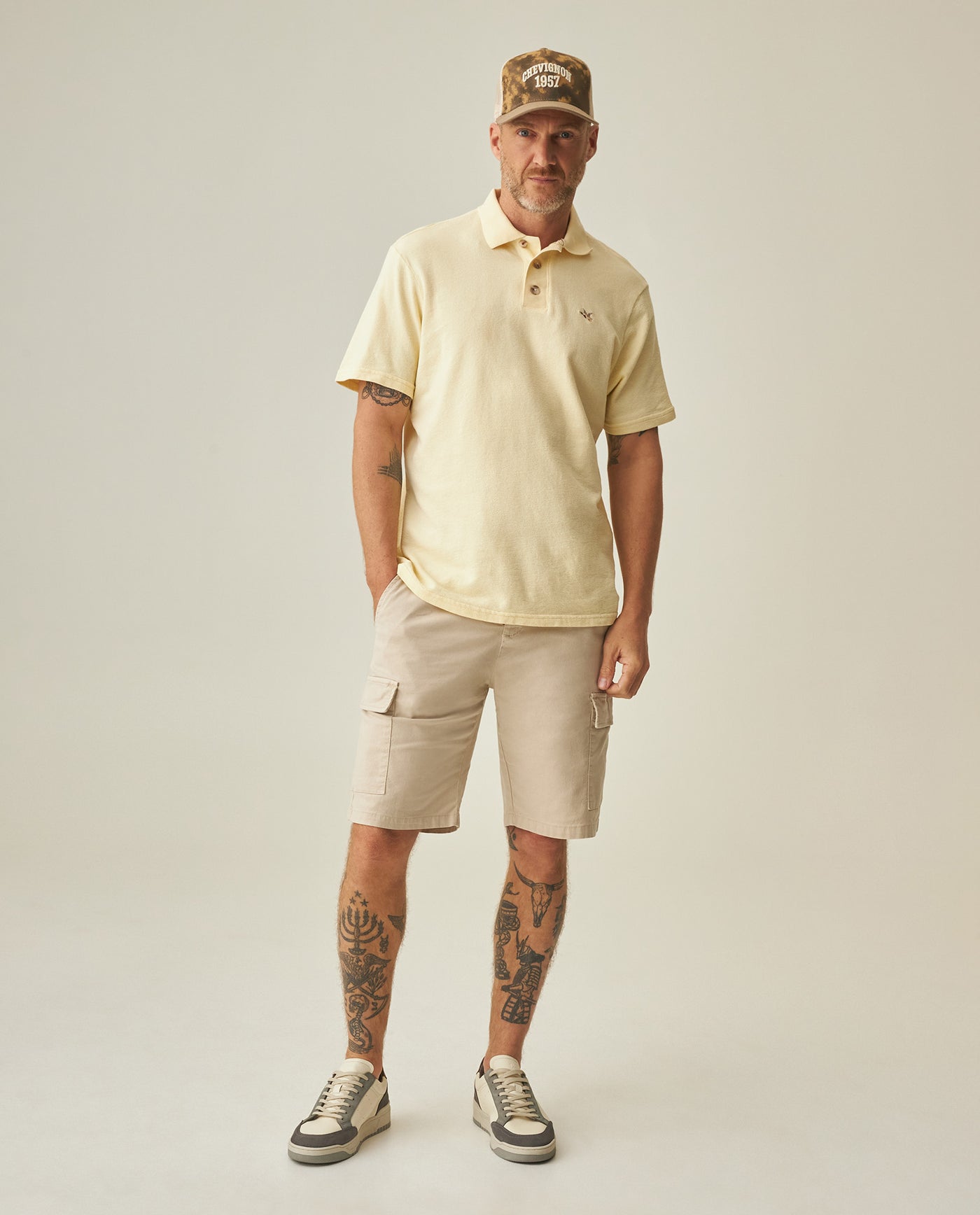 Men´s Regular Polo Shirt - Yellow 63_602H010_AMA120815_3