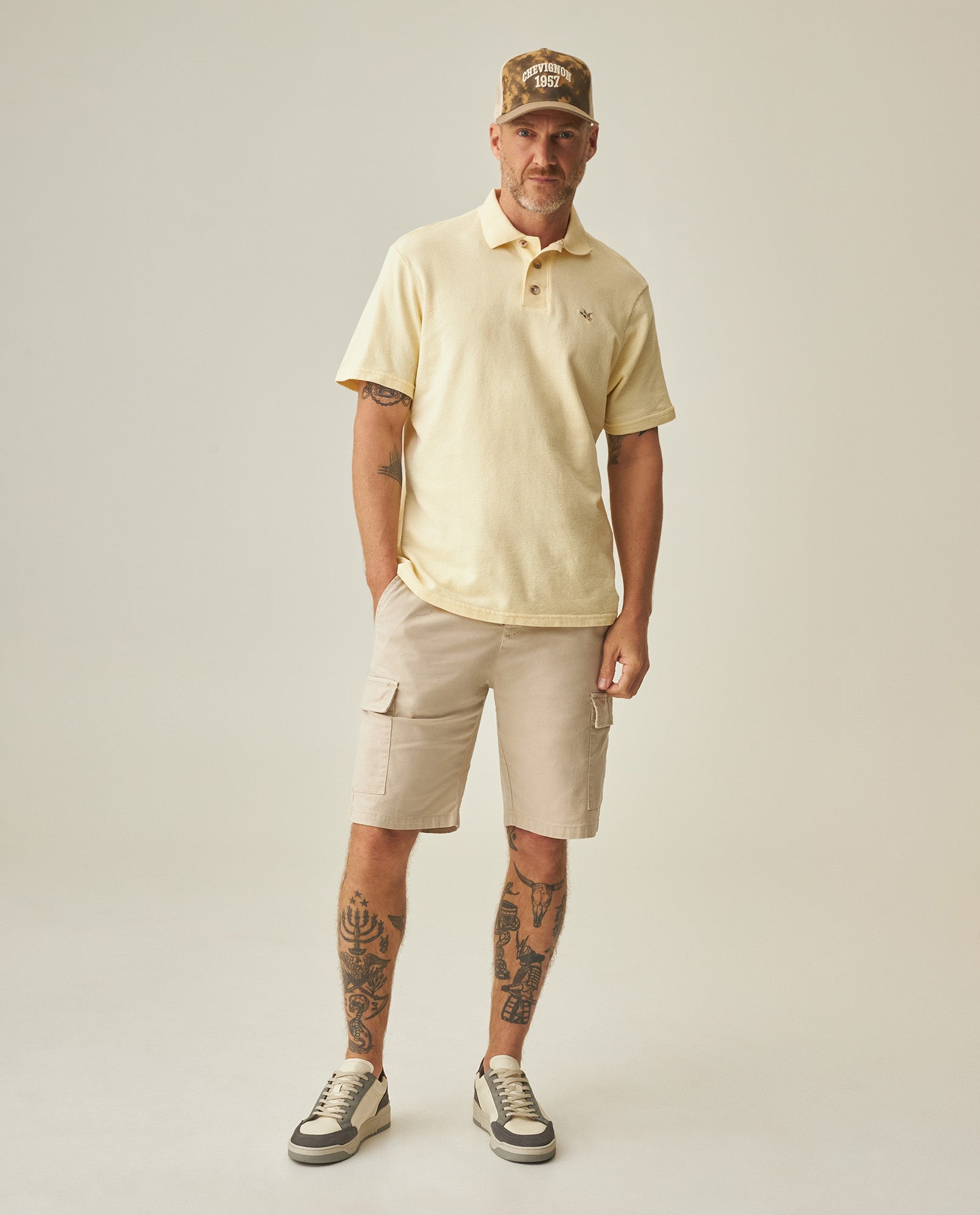 Men´s Regular Polo Shirt - Yellow 63_602H010_AMA120815_3