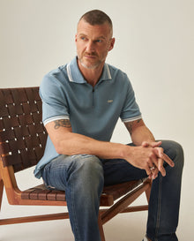 Men´s Slim Polo Shirt - Blue 63_602H011_AZU174111_3
