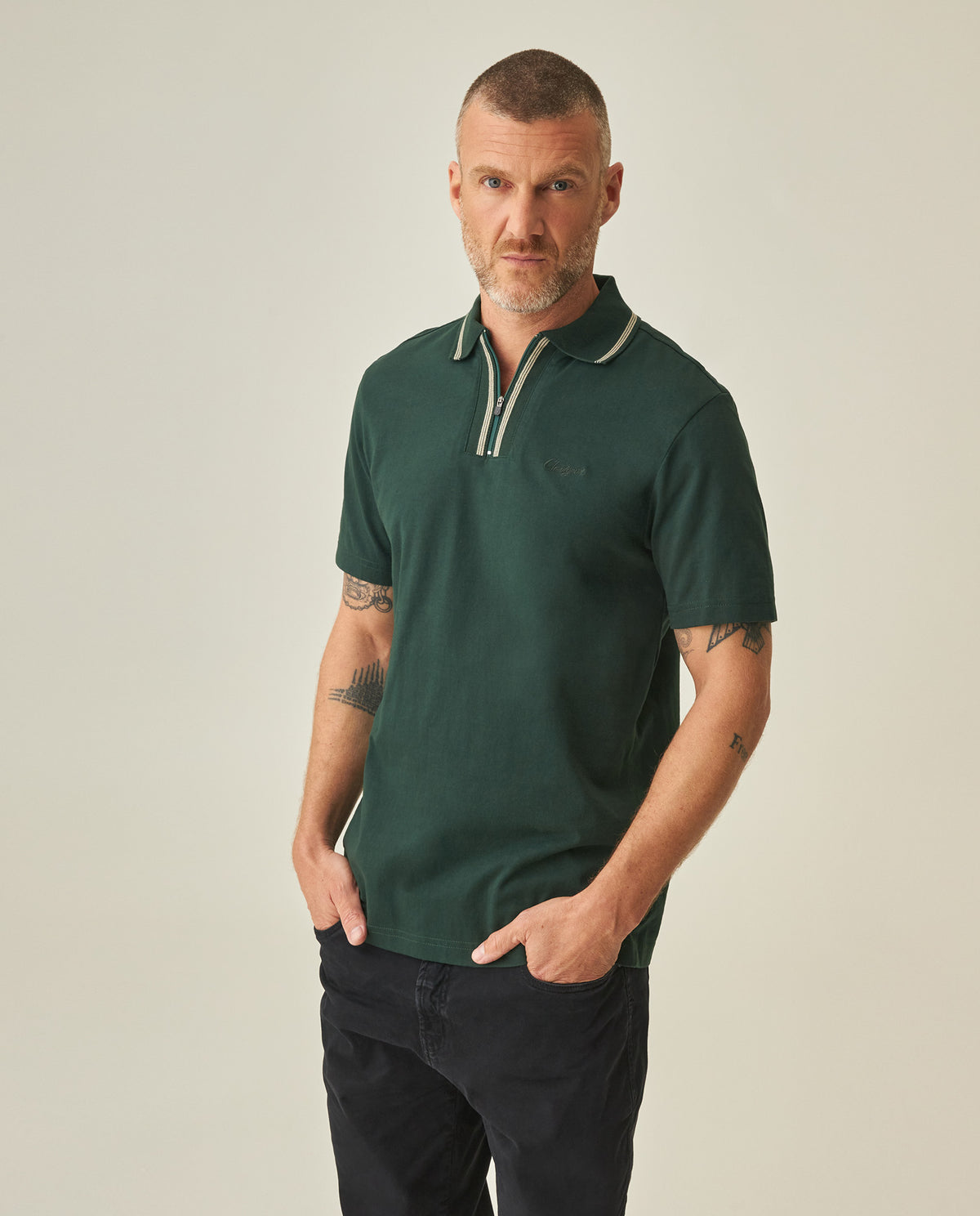 Men´s Slim Polo Shirt - Green 63_602H015_VER195350_0