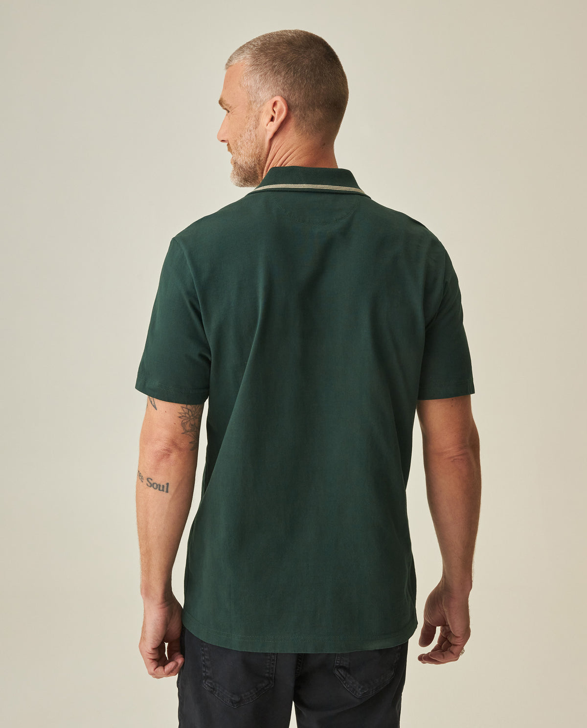 Men´s Slim Polo Shirt - Green 63_602H015_VER195350_6
