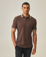 Men´s Slim Polo Shirt - Brown 63_602H018_CAF191016_0