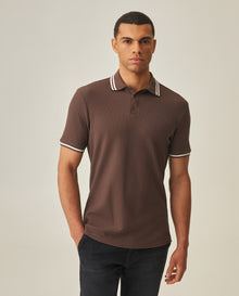 Men´s Slim Polo Shirt - Brown 63_602H018_CAF191016_0