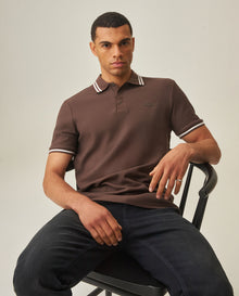 Men´s Slim Polo Shirt - Brown 63_602H018_CAF191016_3