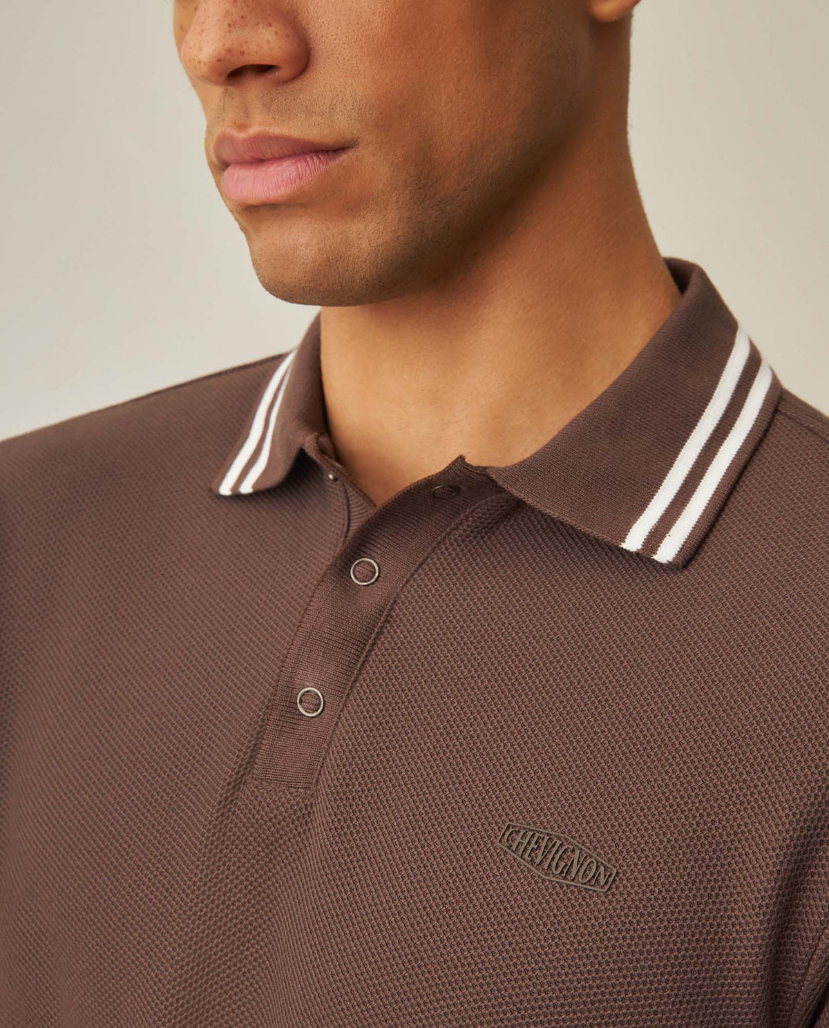 Men´s Slim Polo Shirt - Brown 63_602H018_CAF191016_5