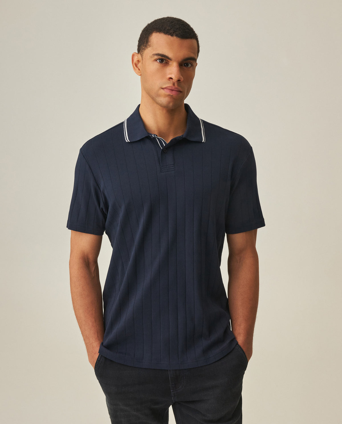 Men´s Regular Polo Shirt - Blue 63_602H021_AZU193924_3