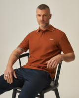 Men´s Slim Polo Shirt - Brown 63_602H022_CAF181148_0
