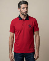 Men´s Slim Polo Shirt - Red 63_605H102_ROJ191555_0