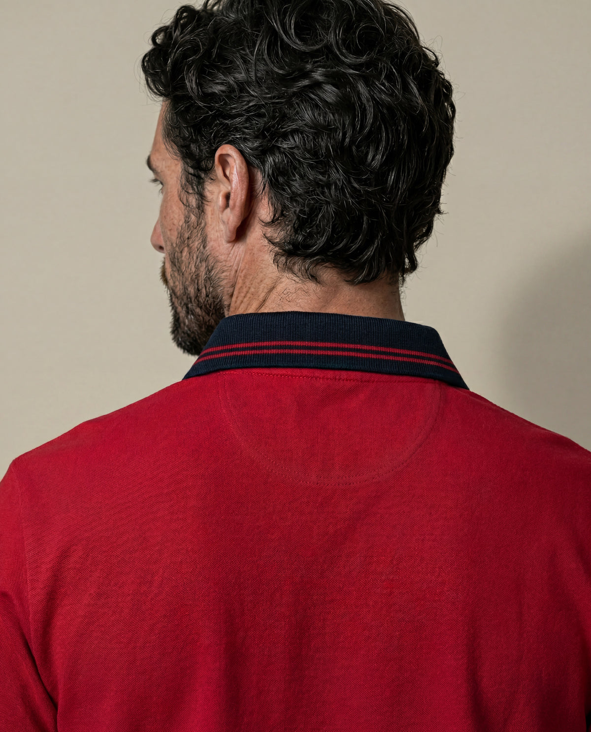 Men´s Slim Polo Shirt - Red 63_605H102_ROJ191555_7