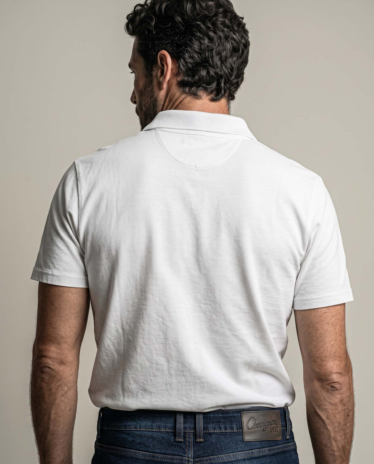 Men´s Classic Fit Polo - White 63_605H107_BLA110601_6