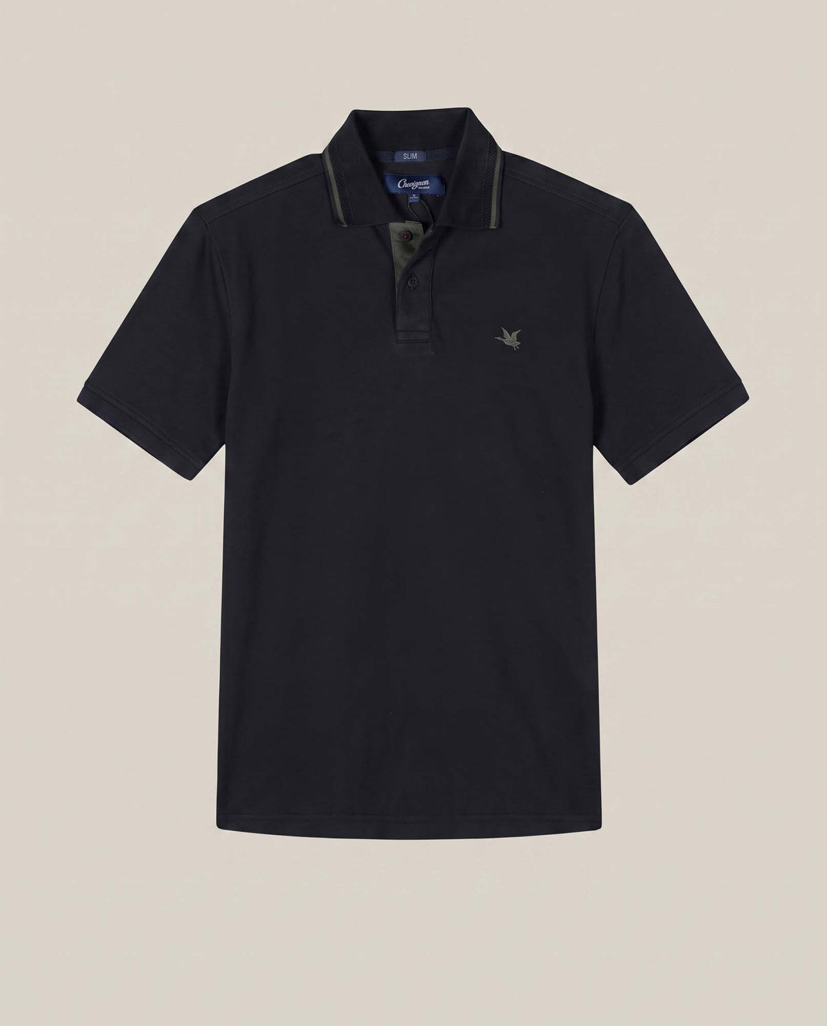 Men's Polo Shirt 605H133 - Black 63_605H133_NEG194007_3