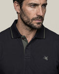 Men's Polo Shirt 605H133 - Black 63_605H133_NEG194007_5