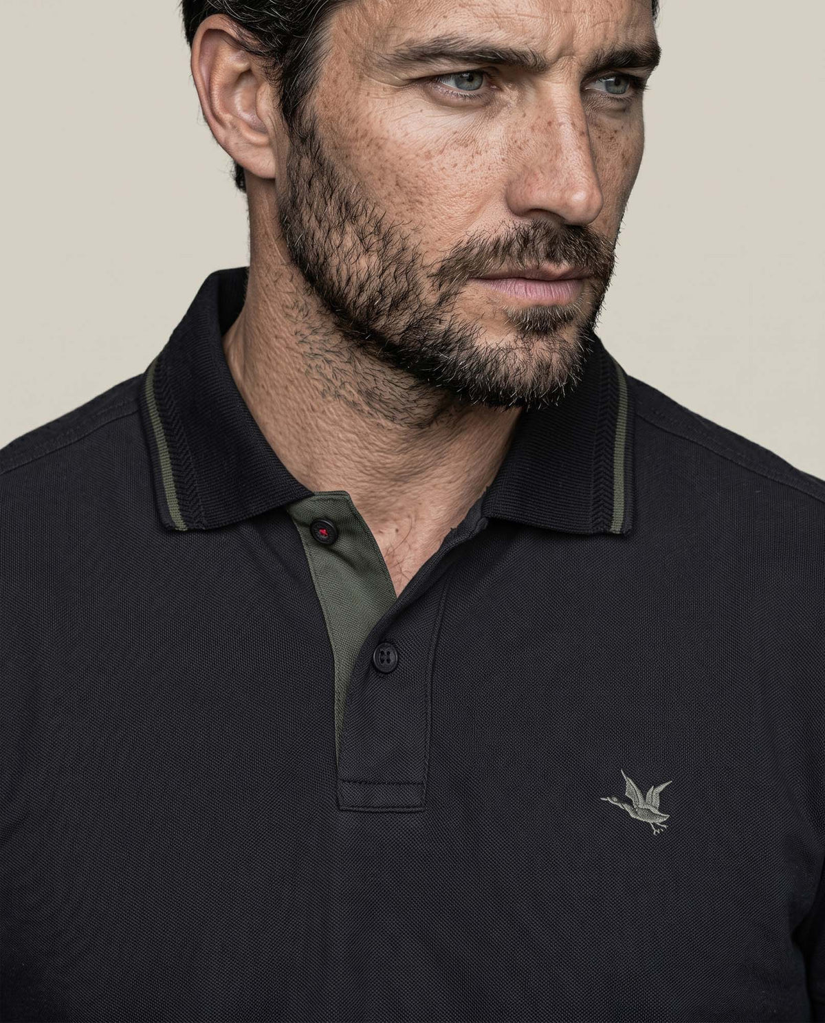 Men's Polo Shirt 605H133 - Black 63_605H133_NEG194007_5