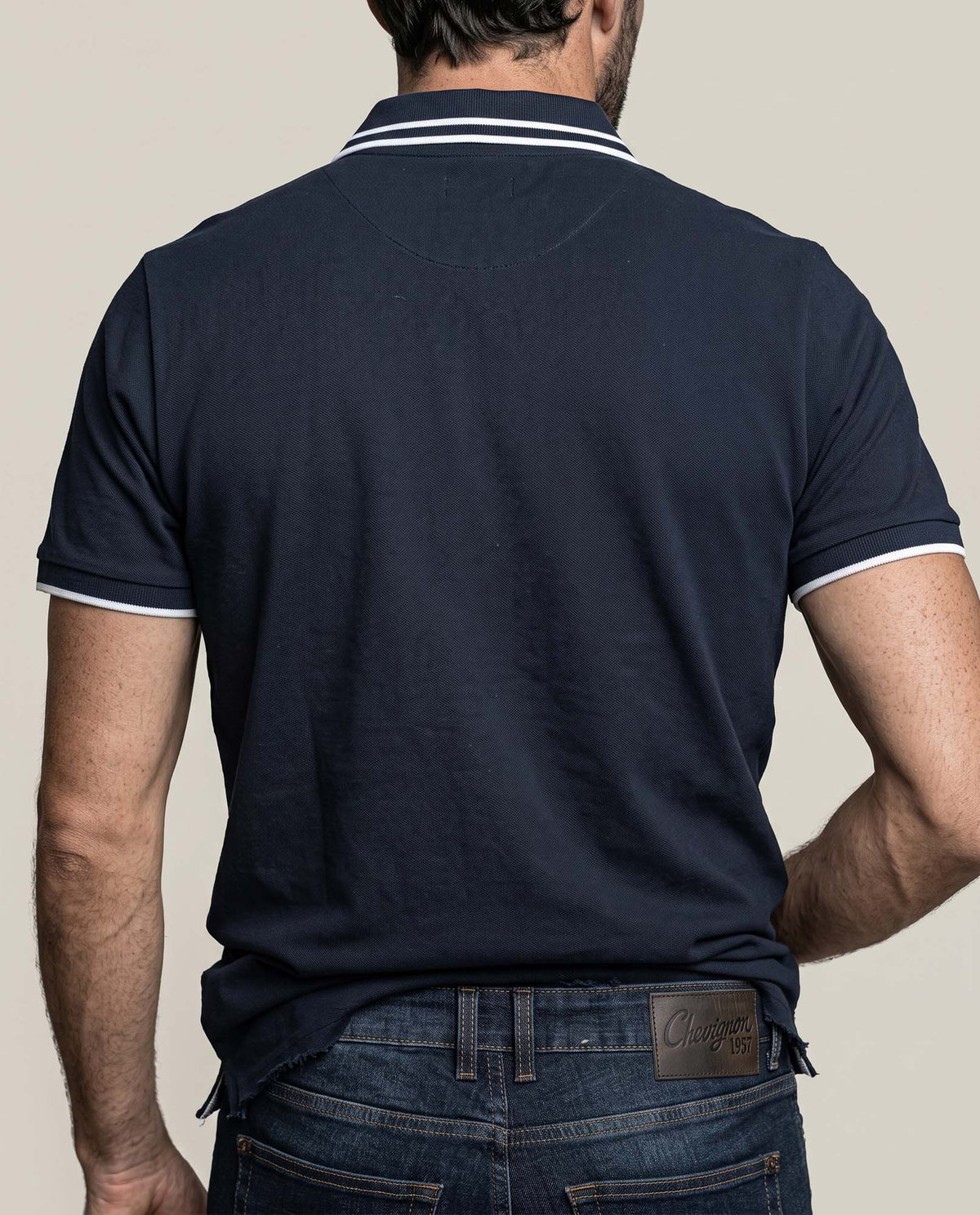 Men's Polo Shirt 605H134 - Blue 63_605H134_AZU183928_6